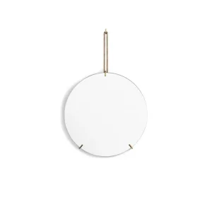 Veggspeil Messing 30 cm
