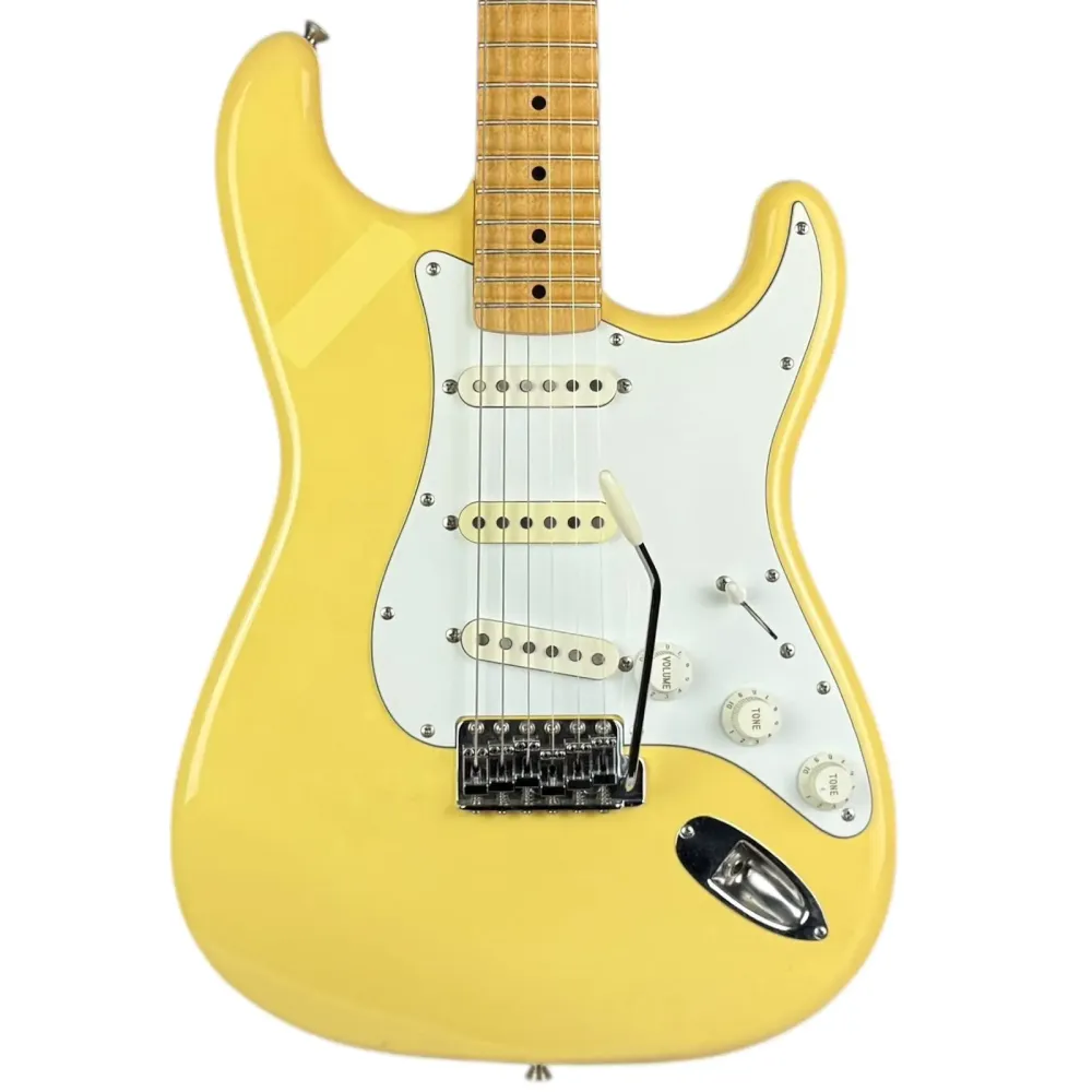 Fender Japan ST72-86DSC 72’ Reissue Stratocaster 1986-1987 - Vintage Hvit - Skåldet - Yngwie Malmsteen