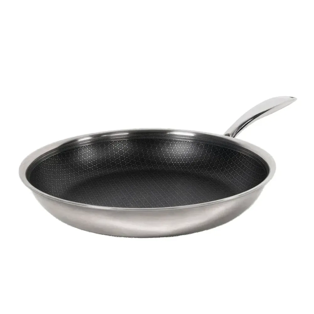 Gladkokken stekepannepakke – 3 hybridpanner (Ø24 cm, Ø28 cm og wok Ø28 cm)