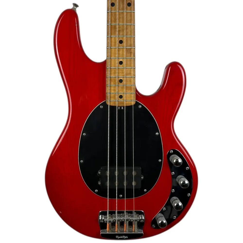 Music Man StingRay 3 EQ Bass 2000 - Gjennomsiktig Rød