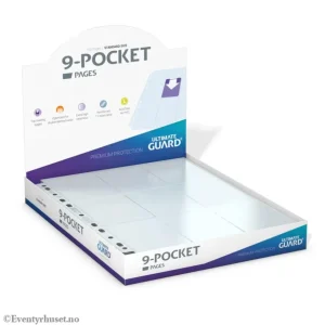 Ultimate Guard 9-Pocket Pages Top-Loading (100) - Transparent