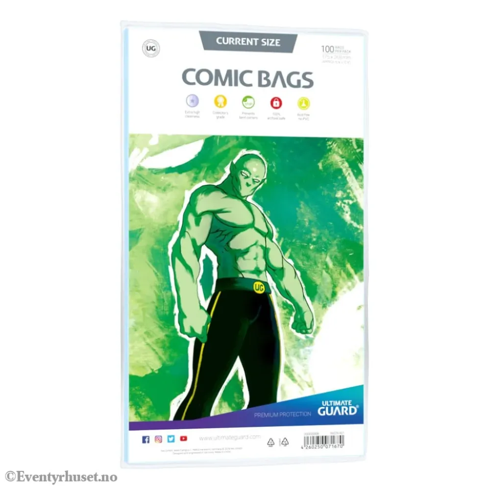 Ultimate Guard Comic Bags Standard (100) - Current Size