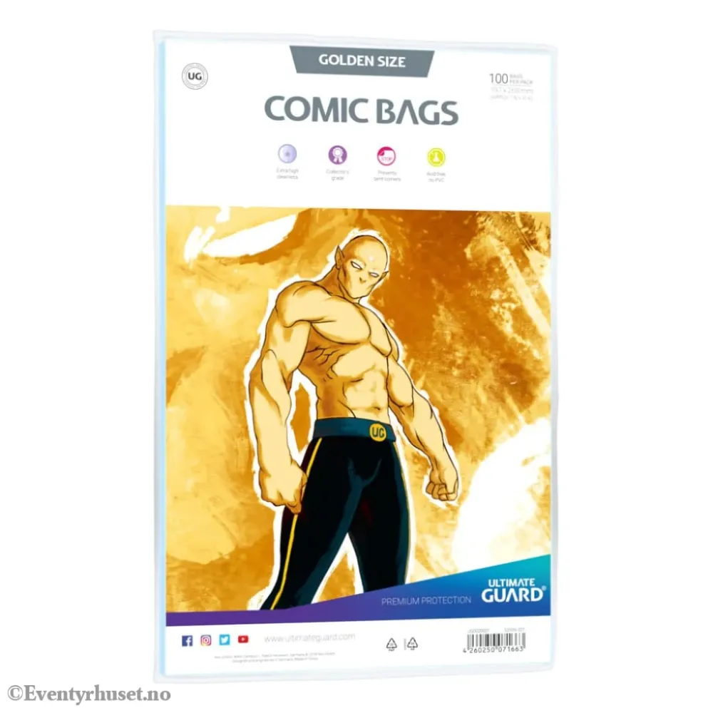 Ultimate Guard Comic Bags Standard (100) - Golden Size