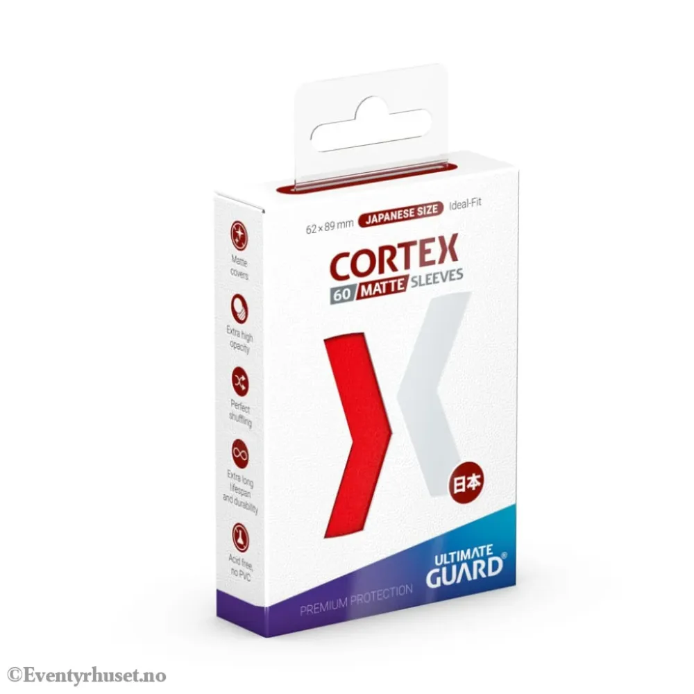 Ultimate Guard Cortex Sleeves Matte Japanese Size (60) - Red