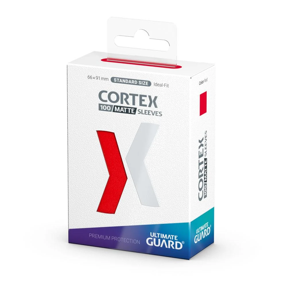 Ultimate Guard Cortex Sleeves Matte Standard Size (100) - Red