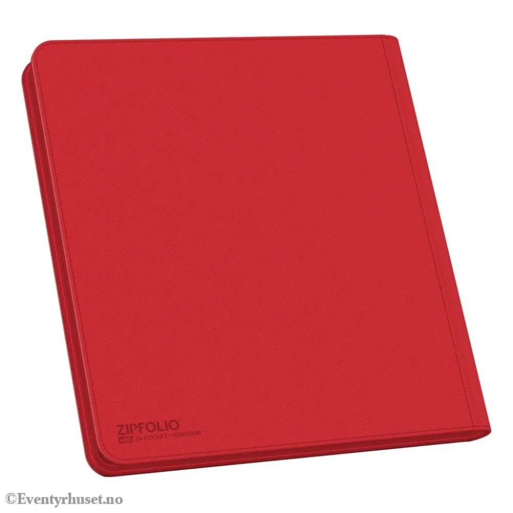 Ultimate Guard Zipfolio 480 24-Pocket Xenoskin - Red
