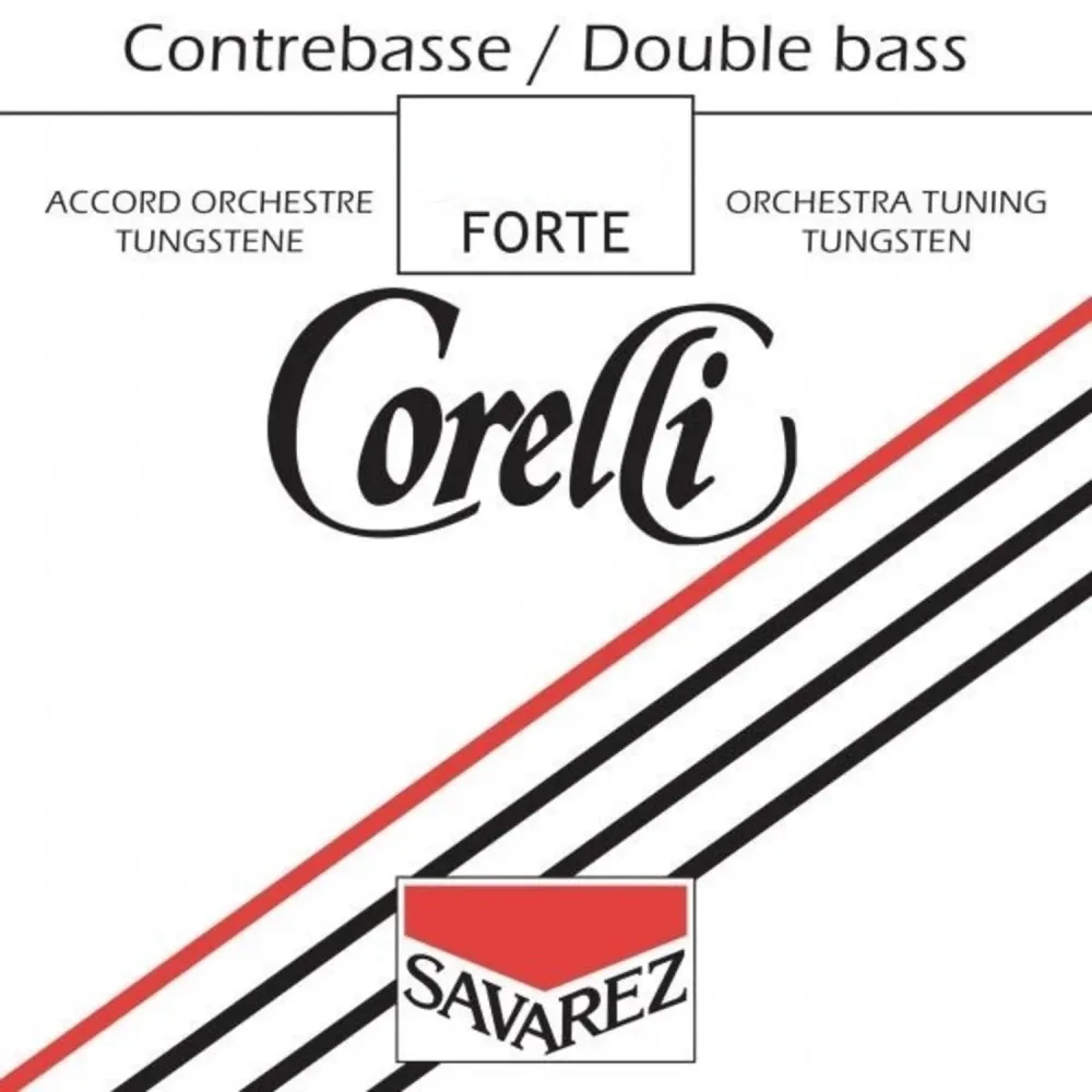 Corelli kontrabass-strenger Solo-stemming nikkel - Medium (364M)