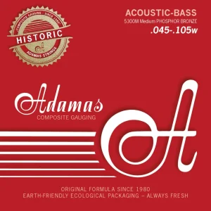 Adamas strenger akustisk bass fosforbronse - sett 4-strengs med (5300M)