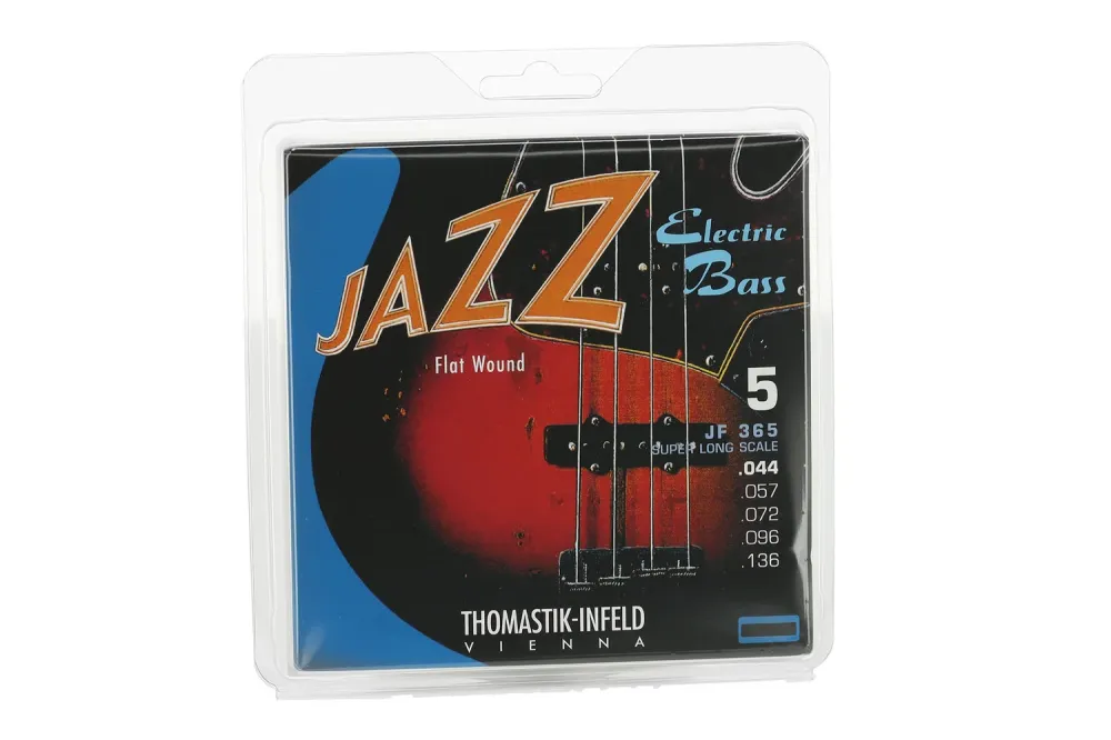 Thomastik-Infeld E-Bass Strings Jazz Bass Flatwound - Sett 5-str. super long (JF365)