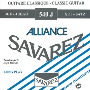 Savarez strenger til klassisk Gitarer Alliance HT Classic 540 - sett, høy spenning (540J)