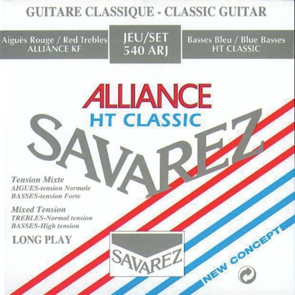 Savarez strenger til klassisk Gitarer Alliance HT Classic 540 - sett (540ARJ)