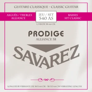 Savarez strenger til klassisk Gitarer Prodige 38 Barne-Gitarer - 3/4-7/8 Carbon (540AS)