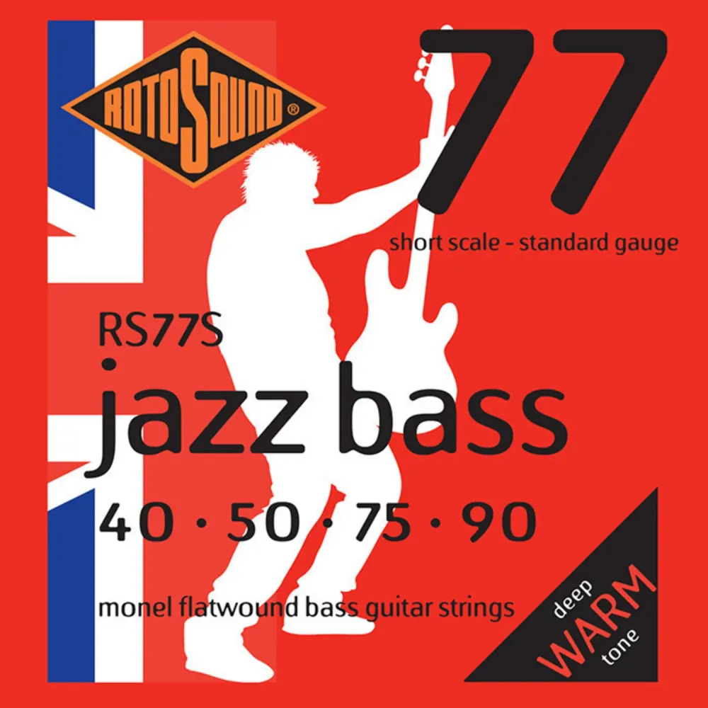 Rotosound Jazz Bass Strings Jazz Bass 77 - Set 4-string Extra Long 45-105 // Extra long scale length (33.5"/850mm to 36"/9...