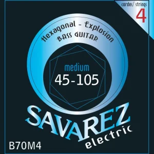 Savarez E-Bass Strings Hexagonal Explosion - 4-str. Medium (B70M4)