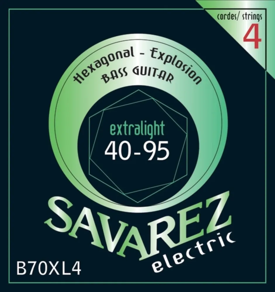 Savarez E-Bass Strings Hexagonal Explosion - 4-str. Ex-Light (B70XL4)