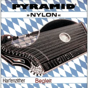 Pyramid Strings zither Nylon. Harp-/Air resonance zither - Set (604/Ba)
