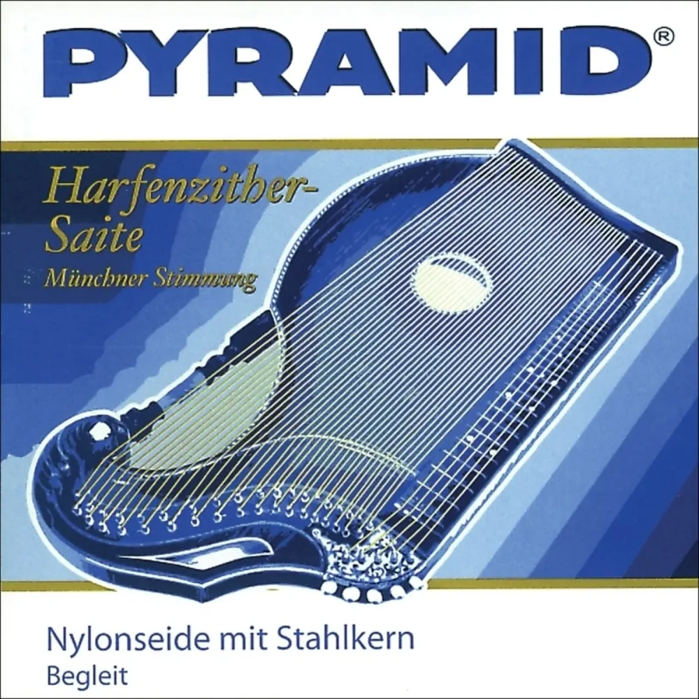 Pyramid Strings zither Nylon silk steel core.Harp-/Air Zither - Set (612/Ba)