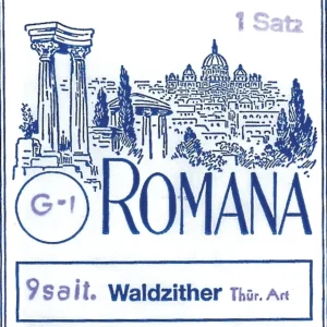 Romana Waldzither strings - G4 wound (Pair)
