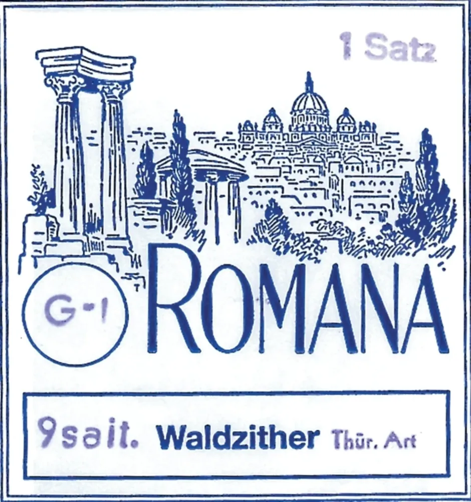 Romana Waldzither strings - G4 wound (Pair)