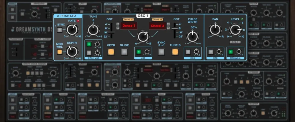 Dreamsynth Synthesizer