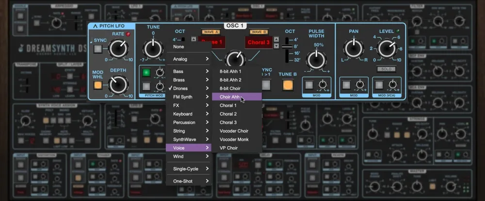 Dreamsynth Synthesizer