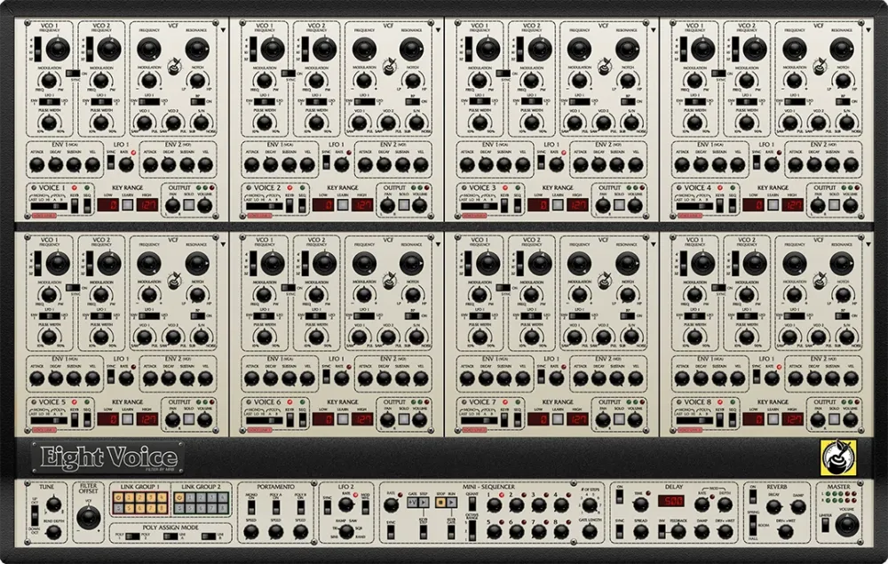 Eight Voice Synthesizer