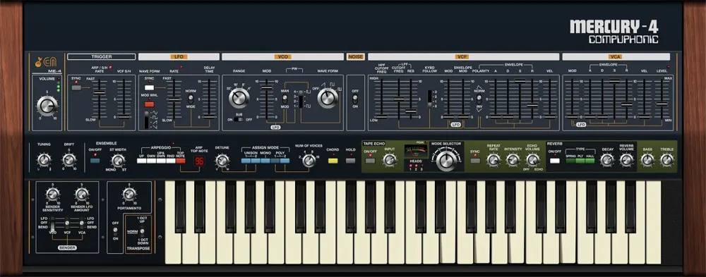 Mercury-4 Synthesizer