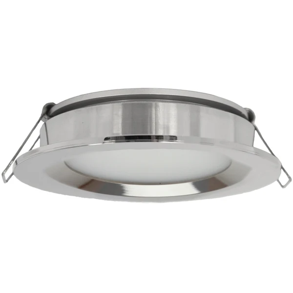 Casolux, Maria LED innfelt spot 10-32V, alu hvit, IP65, 2W, 3000K, 170 lumen, Ø52/69 mm