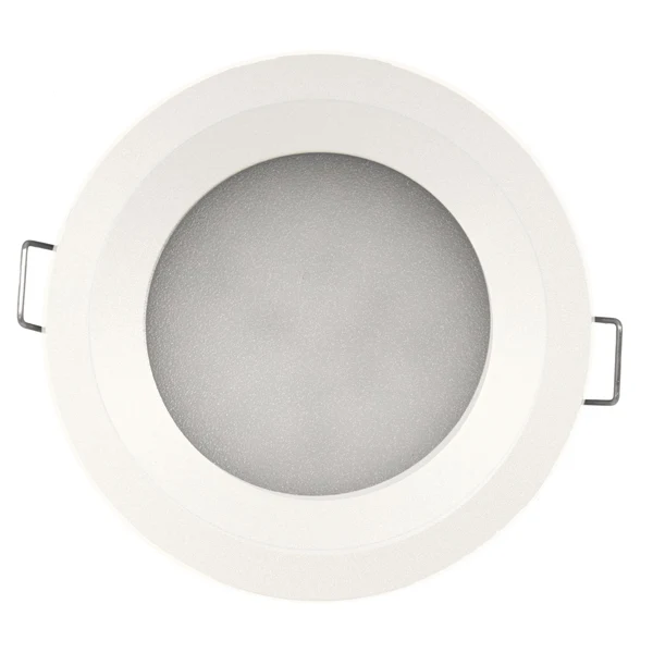 Casolux, Maria LED innfelt spotlight 10-32V stor, aluminium hvit, IP65, 3W, 3000K, 255 lumen