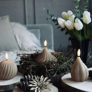 Deco wood - Sett med 4 stk.