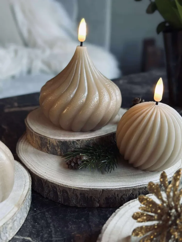 Deco wood - Sett med 4 stk.
