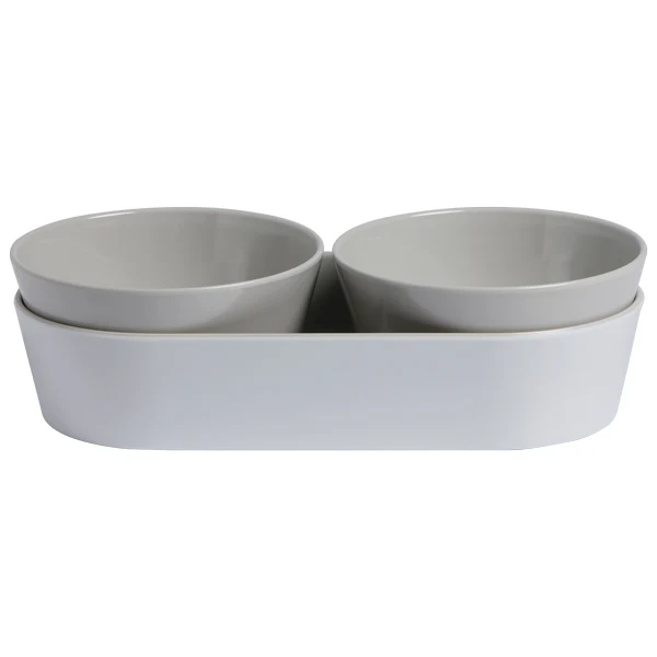 Marine Business, Harmony snackskåler hvit/beige, 3 stk, 380/190 ml, melamin