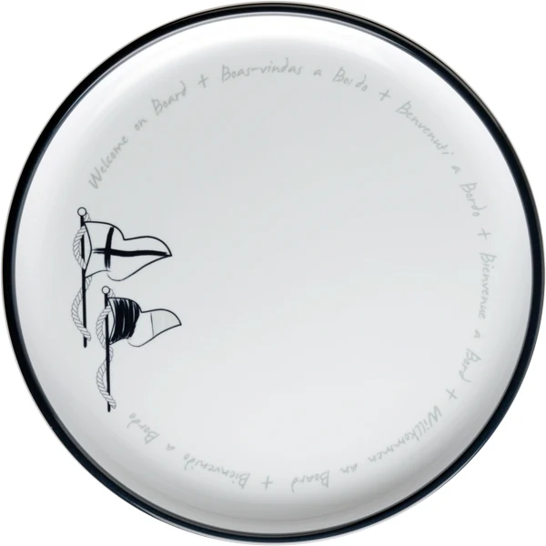 Marine Business, Middagstallerken Ø25 cm, Splintsikker Melamin, 6 stk