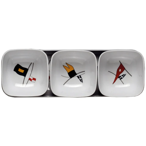 Marine Business, Regata Snack-sett 27 x 9cm, bruddsikker melamin