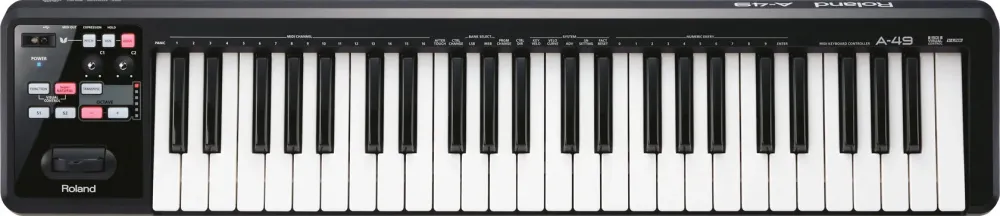 Roland -49-BK MIDI Keyboard (svart)