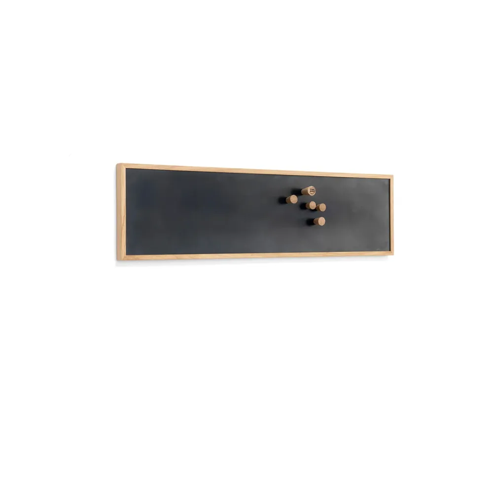 Magnettavle Liten m/ 5 Magneter Eik