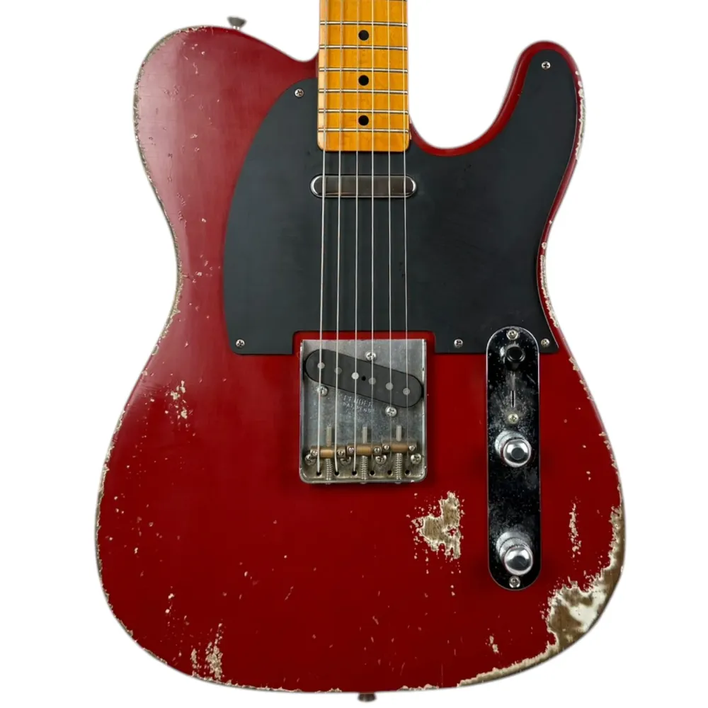 Fender MJT 50-talls Reissue Telecaster - Dakota Rød - Heavy Relic