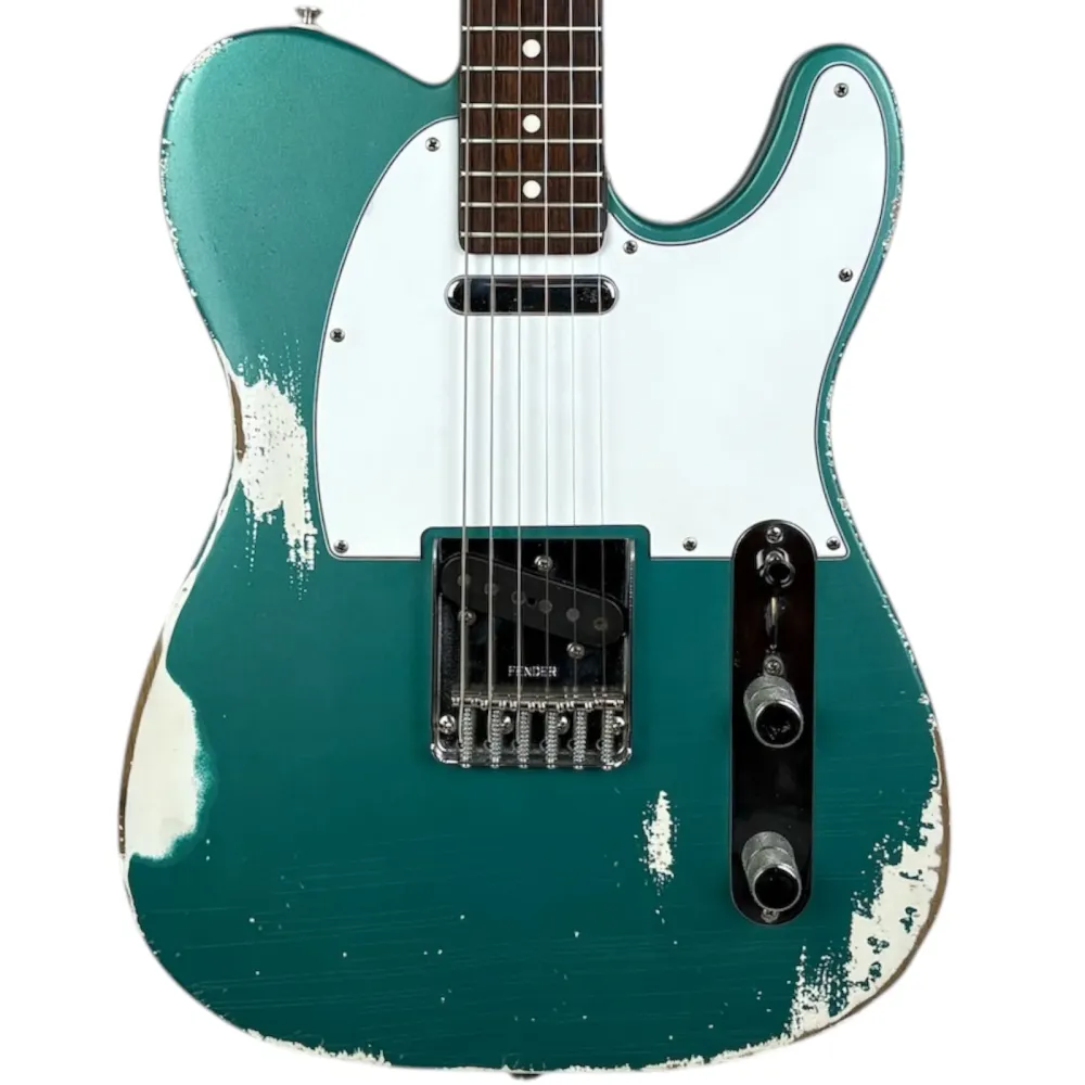 Fender USA MJT Telecaster - Sherwood Green - Heavy Relic