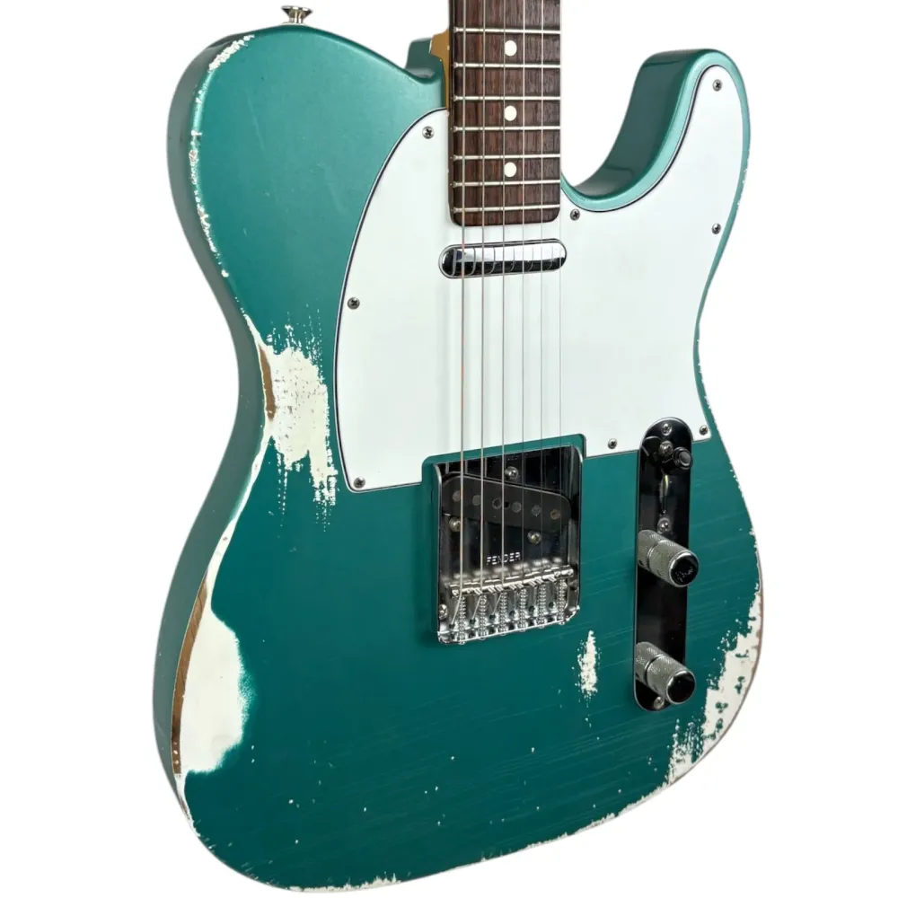 Fender USA MJT Telecaster - Sherwood Green - Heavy Relic