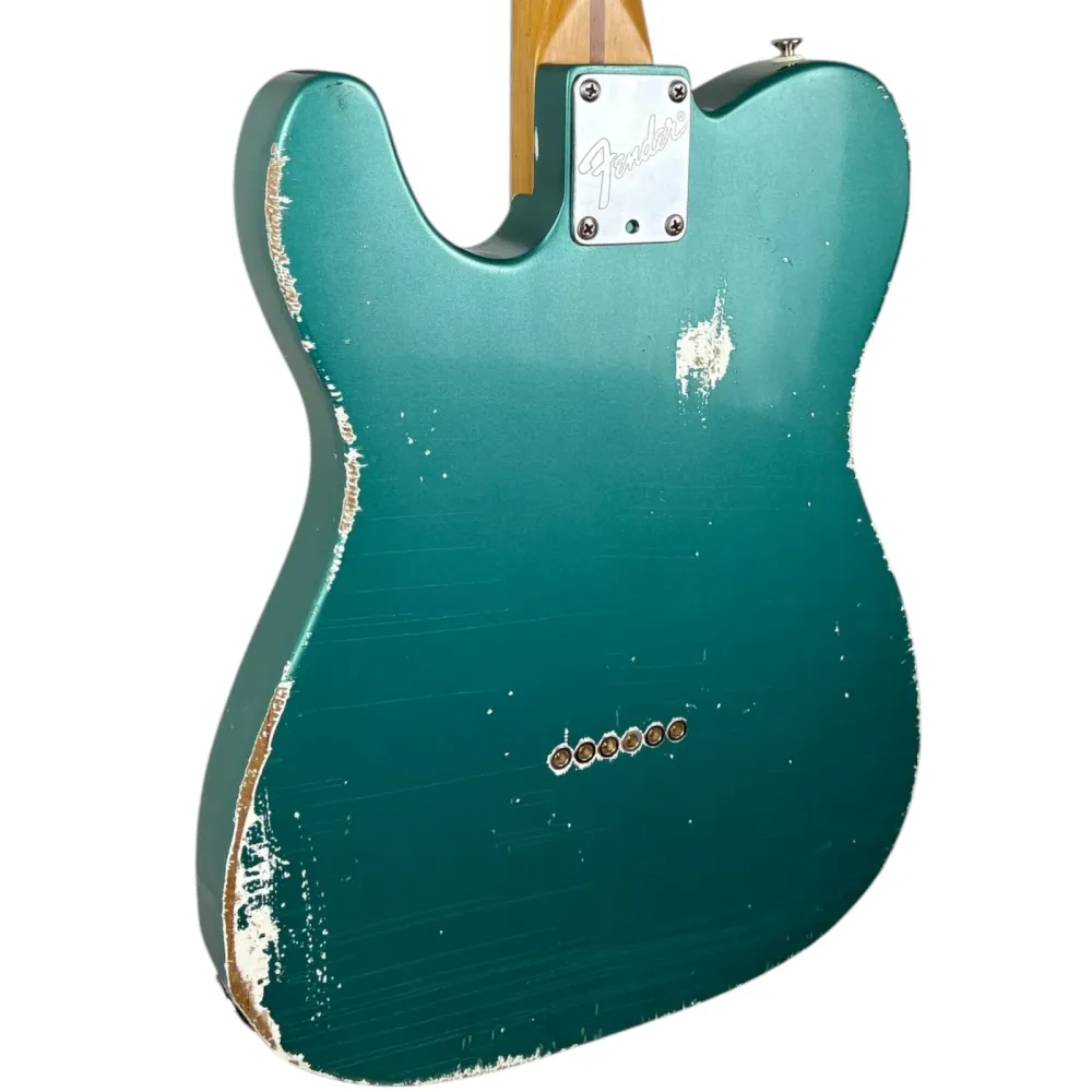 Fender USA MJT Telecaster - Sherwood Green - Heavy Relic