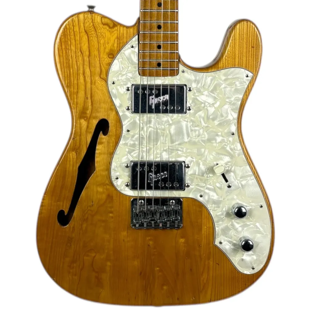 Greco Matsumoku Thinline Telecaster 1970-tallet - Naturlig