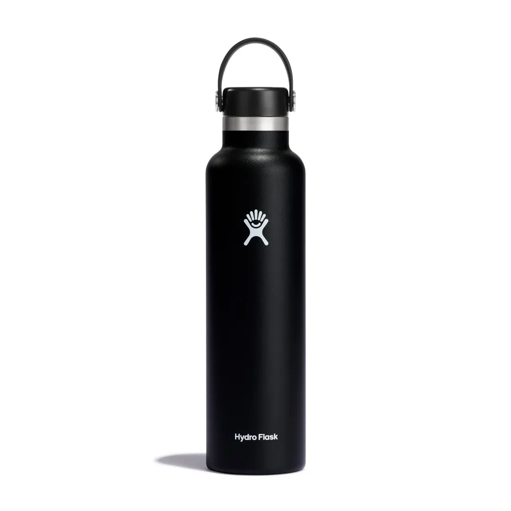 Hydro Flask Standard Mouth Flex Cap 24oz, Black