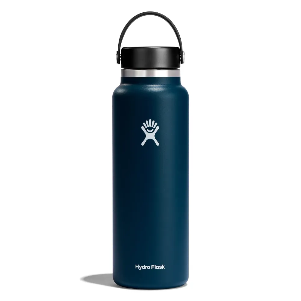 Hydro Flask Wide Mouth Bottle Flex Cap 40oz, Indigo
