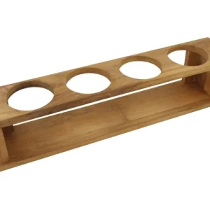 Eude, Glassholder Teak, 38,6 x 7,5 x 9 cm (1 stk)