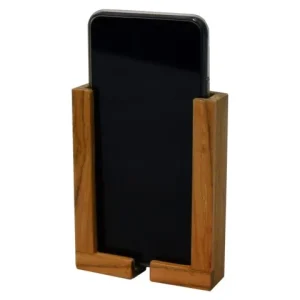 Eude, Justerbar smarttelefonholder, 11,5 x 3,8 cm, Teak (1 stk.)