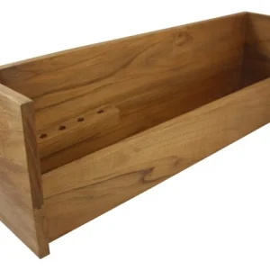 Eude, Navigasjonsoppbevaringsstativ XL, Teak, 43x9,7x15,2 cm (1 stk.)