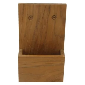 Eude, Smarttelefonholder, 7,8x3,5x13,0 cm, Teak (1 stk.)