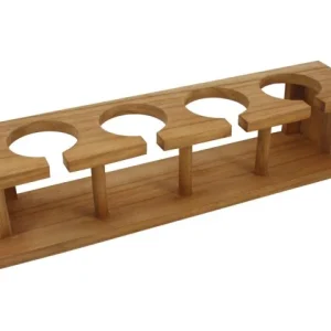 Eude, Vinglassholder quattro 39x9,5x9,5 cm, Teak (1 stk)