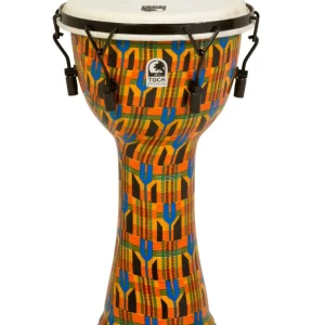 Toca Djembe Freestyle mekanisk stemt - Kente Cloth (SFDMX-10K)