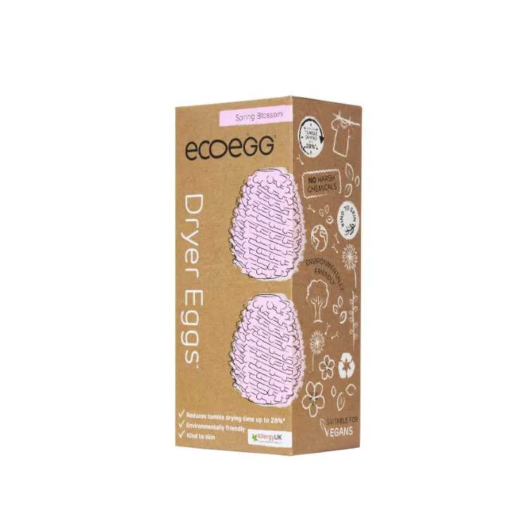 Ecoegg tørketrommelegg Spring Blossom – startpakke raskere tørking og mykere klær